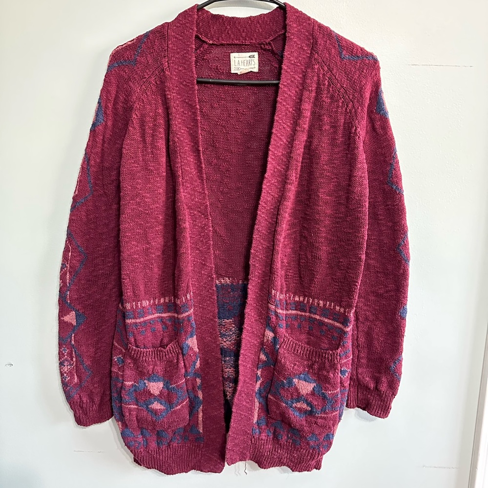 PacSun Aztec Pattern Cardigan